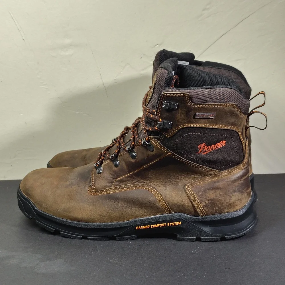 Danner Boots Mens 12 EE Brown Leather Crafter 6